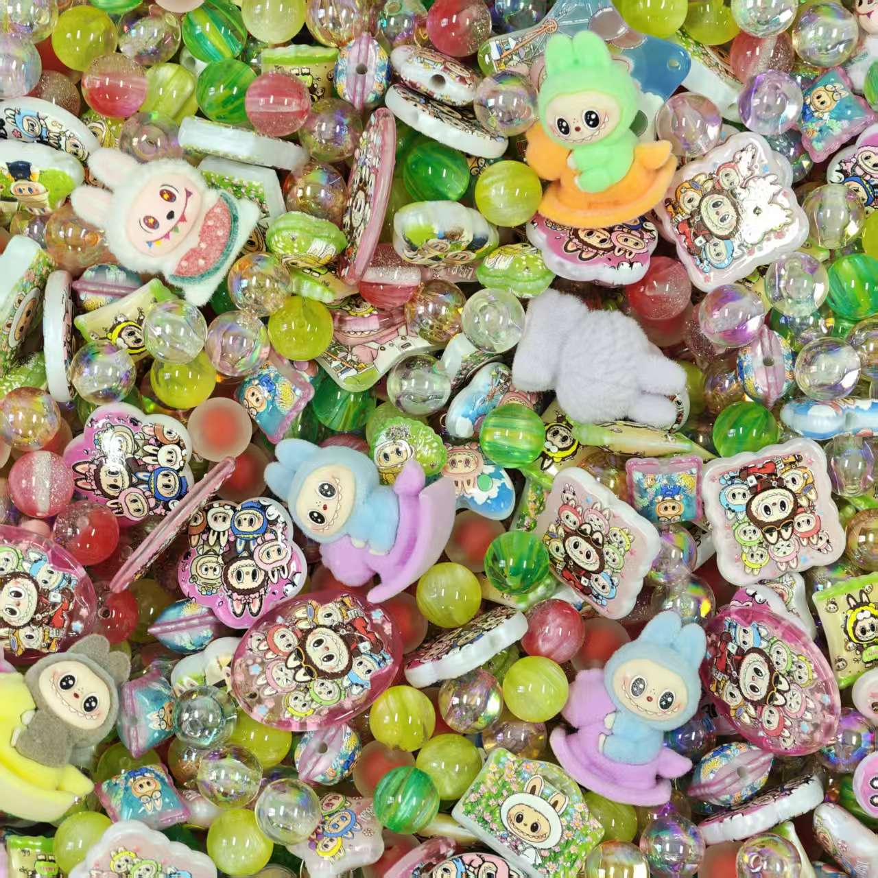 Acrylic beads - Bubu (for beadable pens, keychains, phone chains)