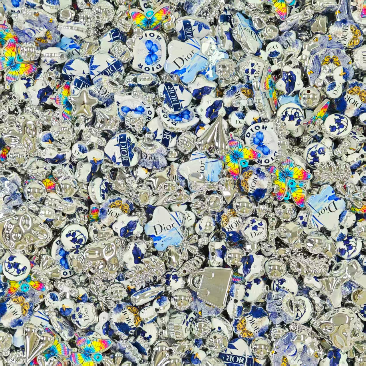 Acrylic Beads -Dior (for beaded pen, keychains, phone chains)
