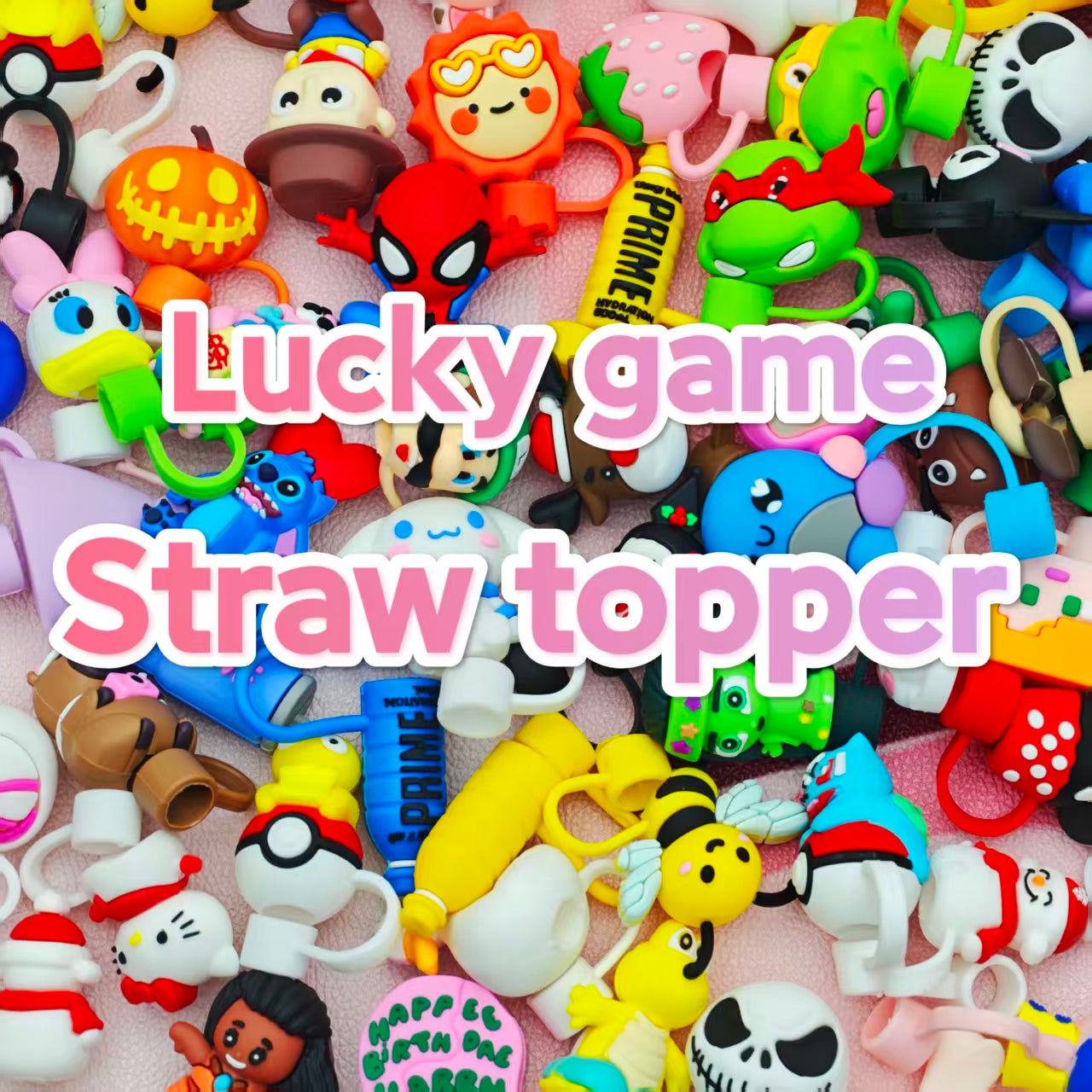 Lucky game -Straw topper