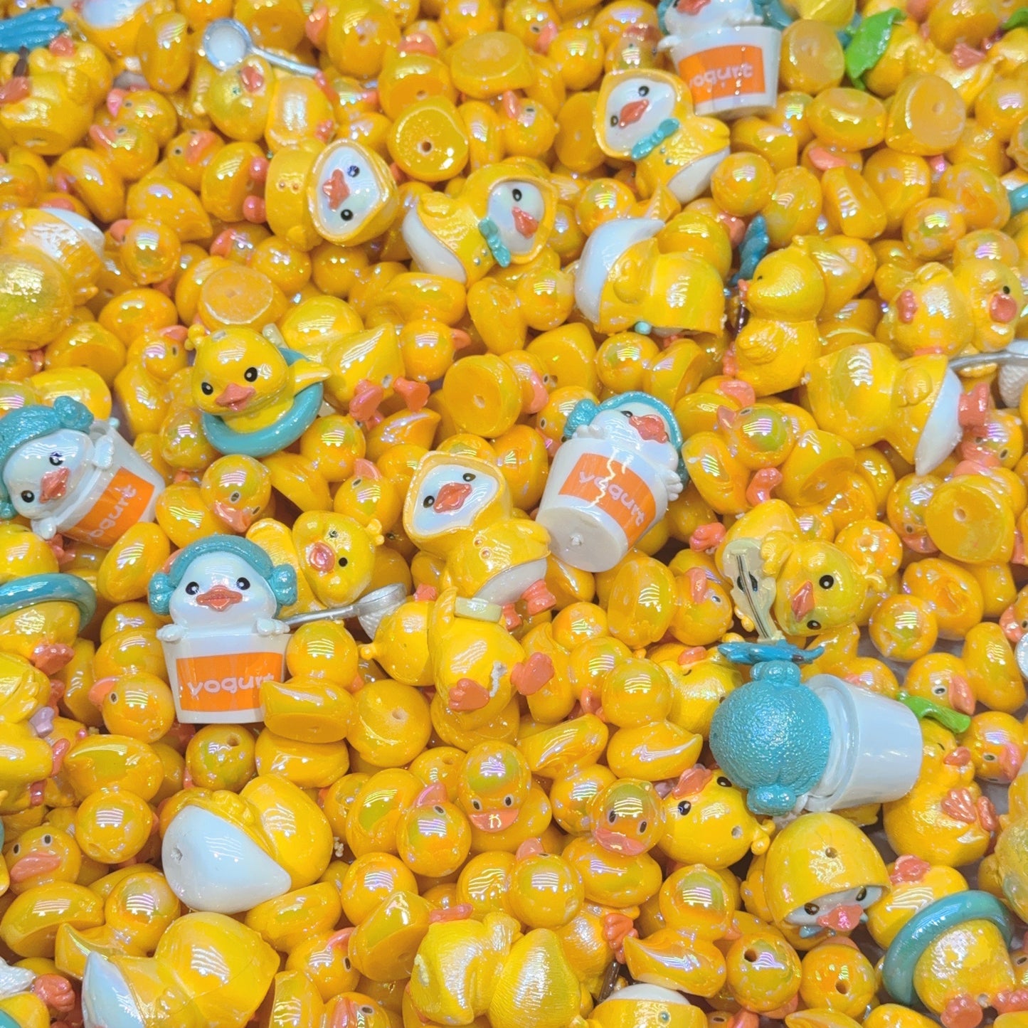 Acrylic beads-Du Du Du Duckyyy (for beadable pens, keychains, phone chains)
