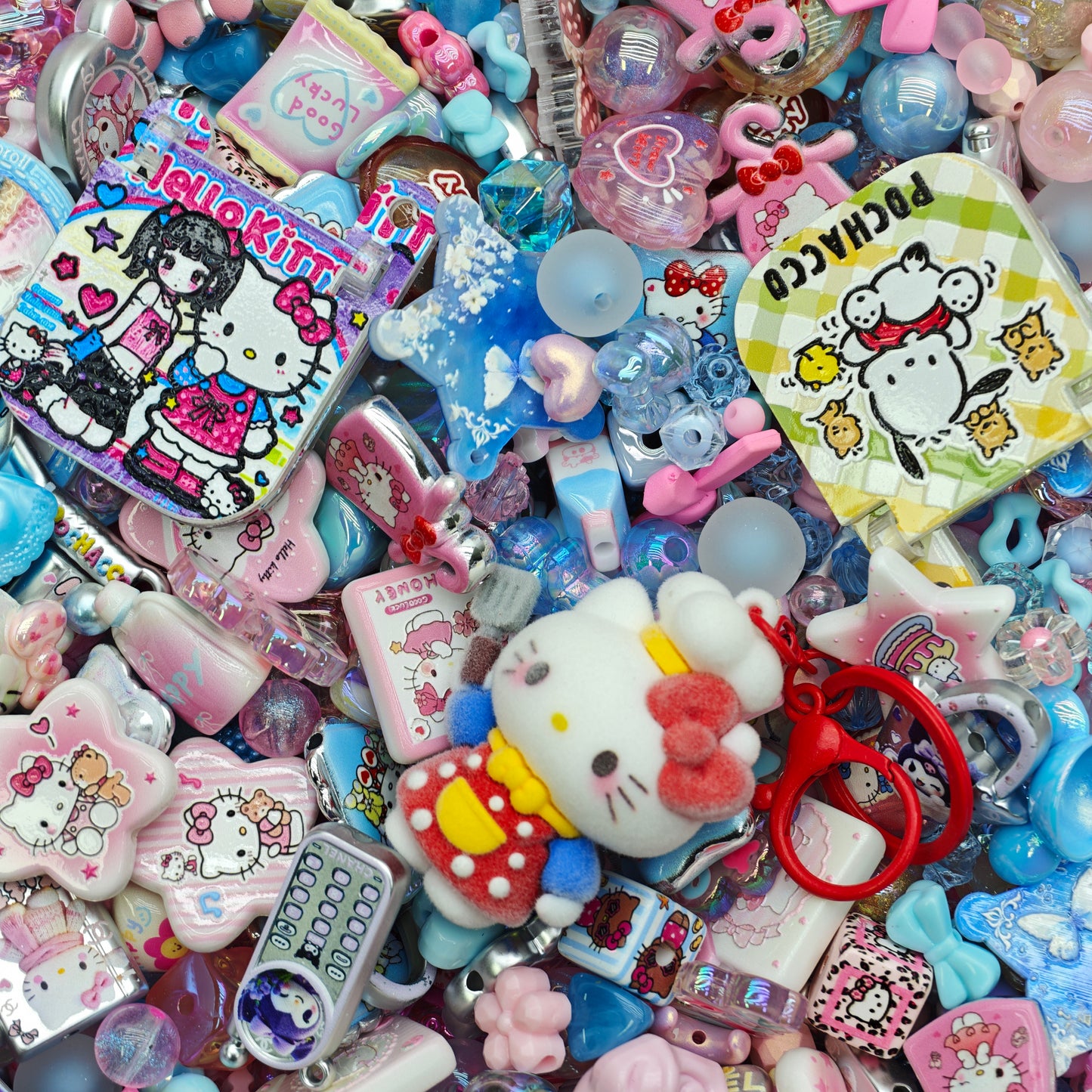 Acrylic beads-Sanrio (for beadable pens, keychains, phone chains)