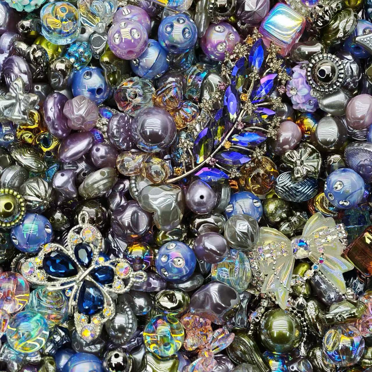 Acrylic beads-Gleaming Gems (for beadable pens, keychains, phone chains)