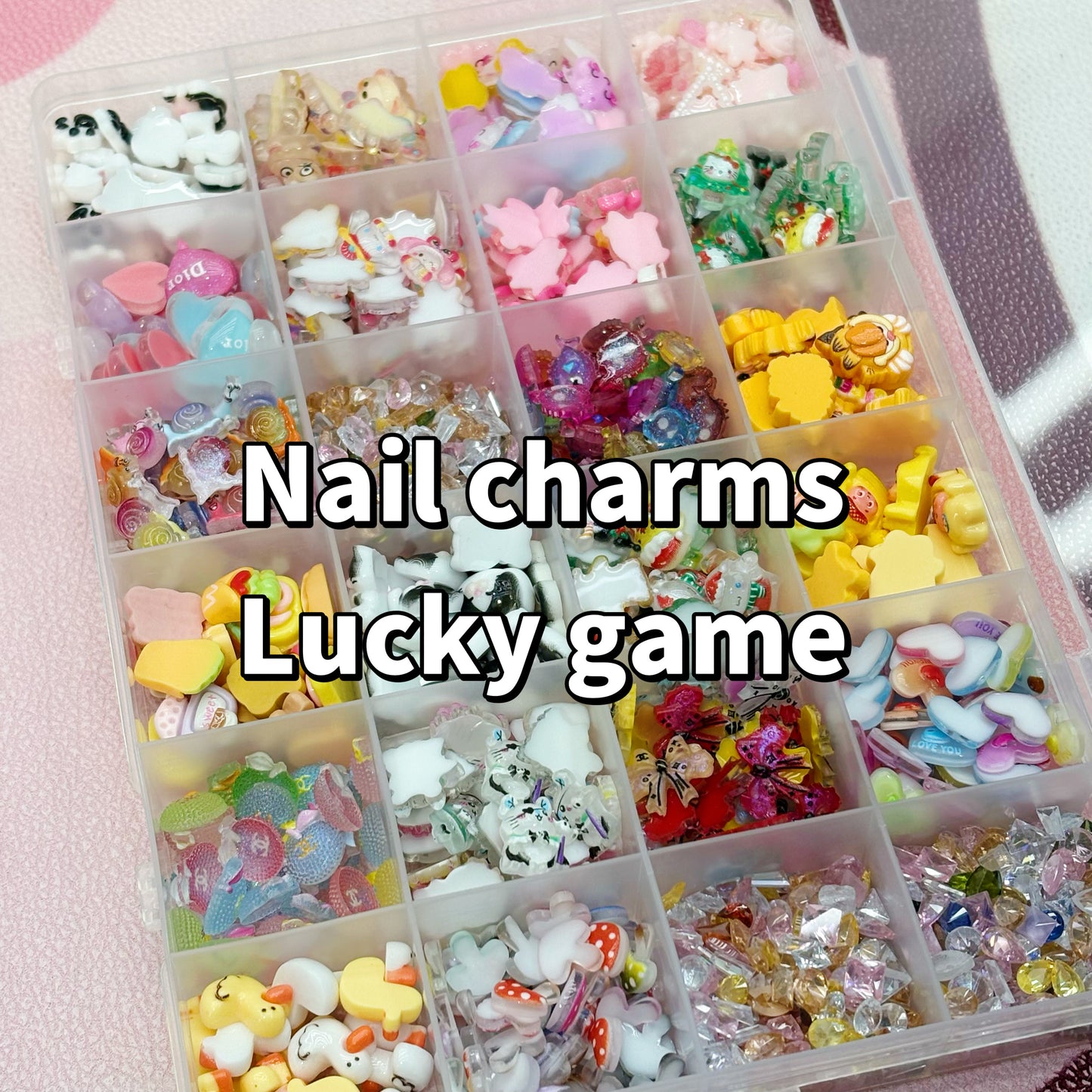 Lucky game-Nailcharms Capsule (for deco pen, nails, phone cases-Aria