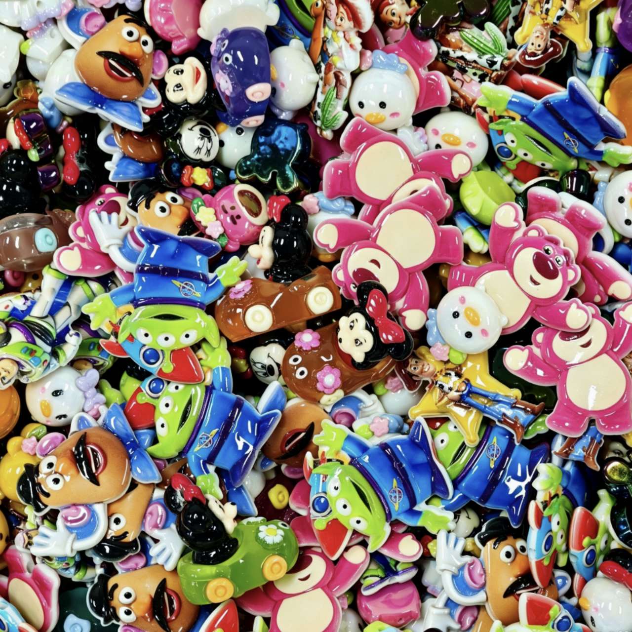 3D figures- Toy story (for beaded pen, keychains, phone chains)