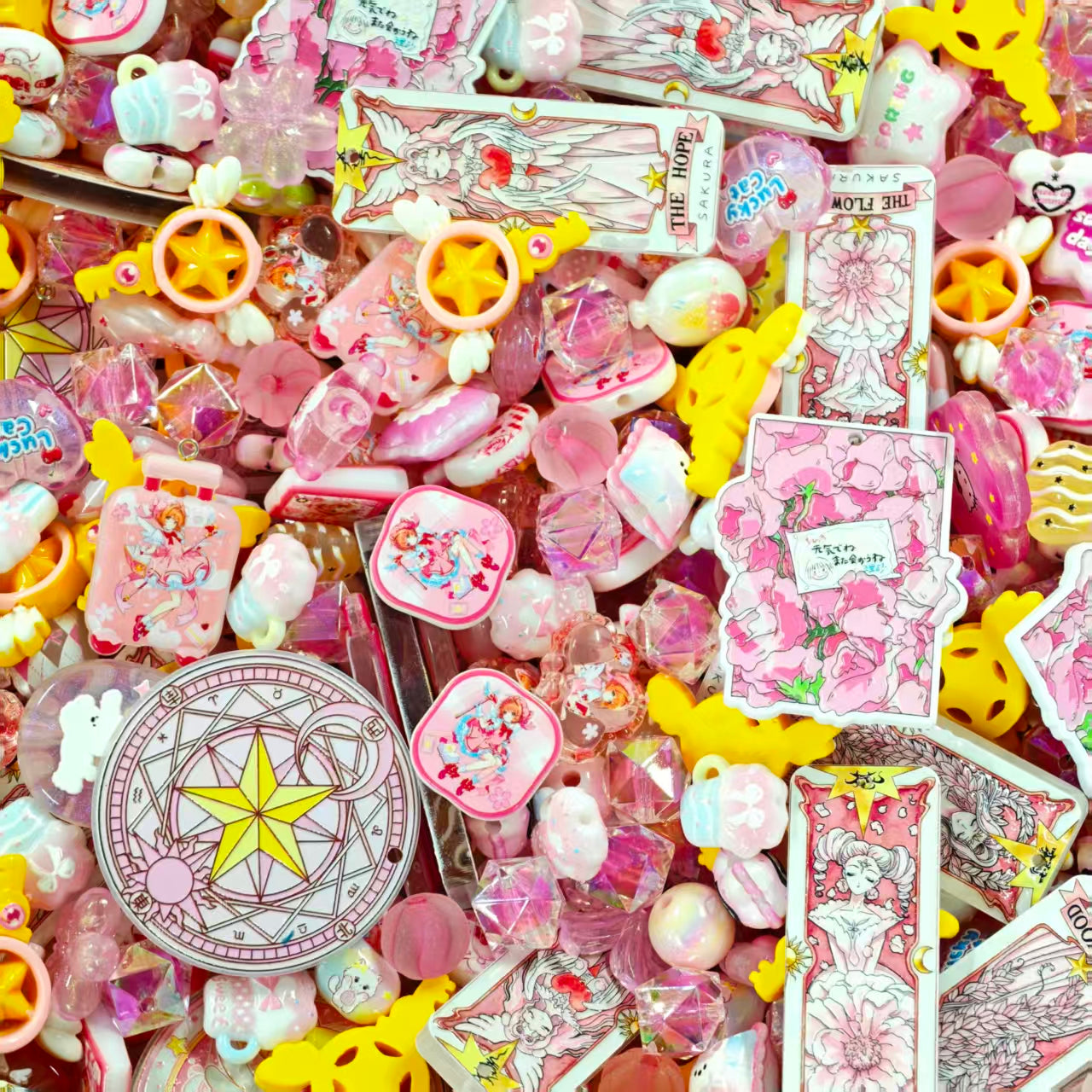 (BOGO)Acrylic Beads - Cardcaptor Sakura (for beaded pen, keychains, phone chains)