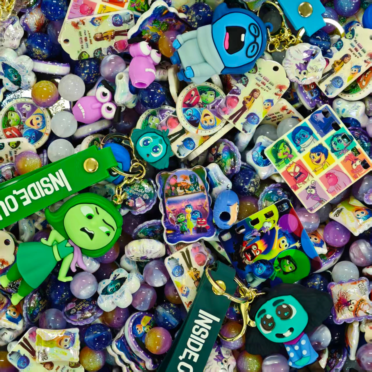 Acrylic Beads - Inside out (for beaded pen, keychains, phone chains)