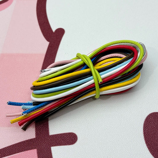 10-Color 4mm Leather Cord (1 Meter Each)