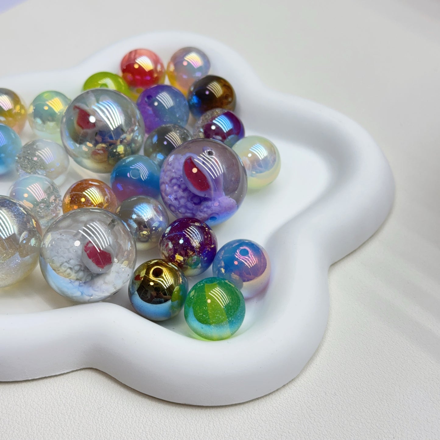 Resin beads - Galaxy (AAAAA+quality , no fading, no peeling)