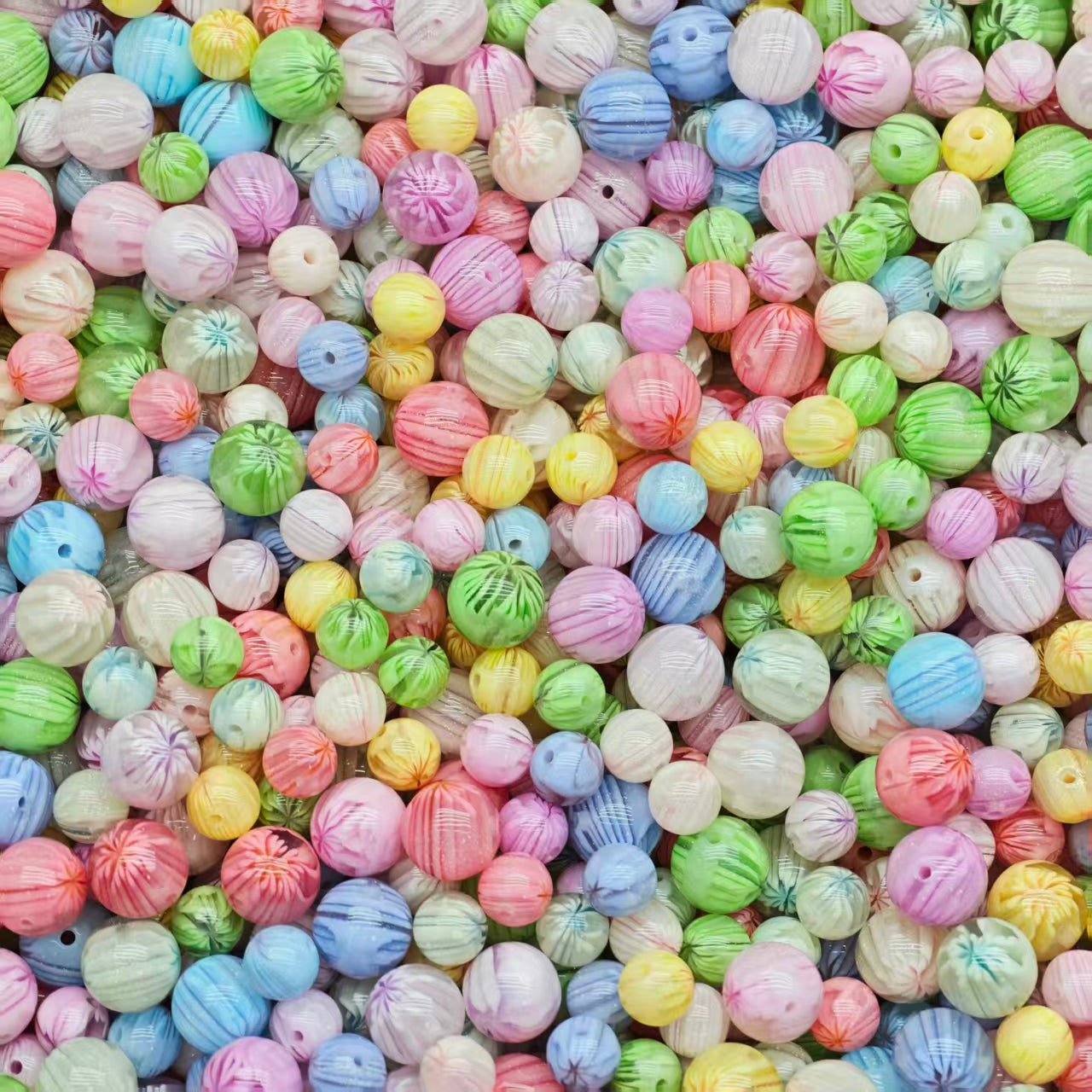 Crazy BOGO! Resin beads - Color changing Snowflake mix (for beadable pens, keychains, phone chains)