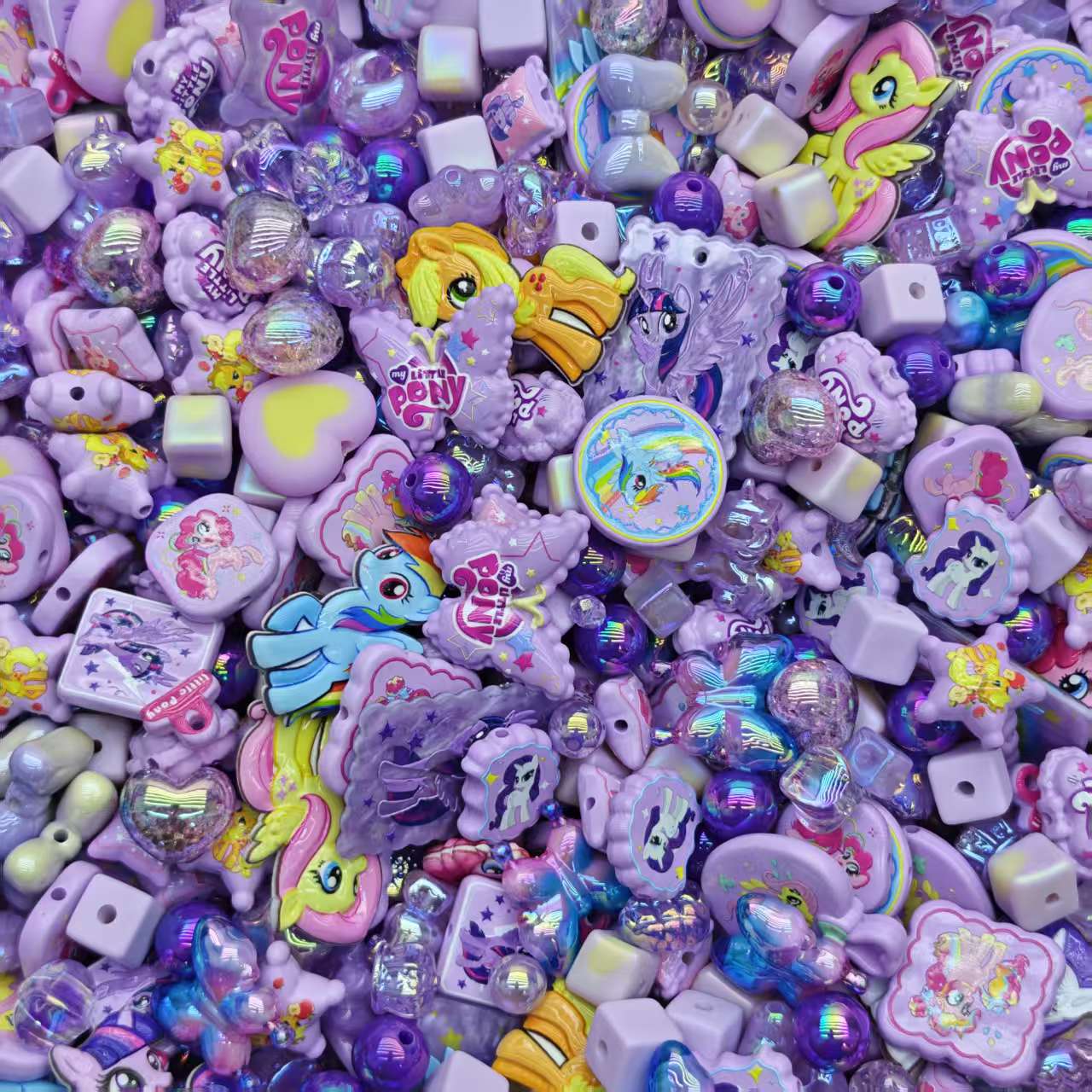 Acrylic Beads -My little pony (for beaded pen, keychains, phone chains)