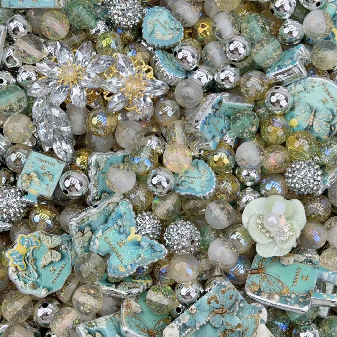Acrylic Beads -Luxury CC (for beaded pen, keychains, phone chains)