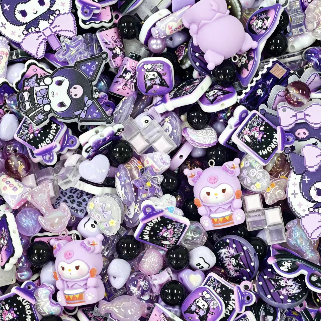 Acrylic beads - Kuku 4.0 (for beadable pens, keychains, phone chains)