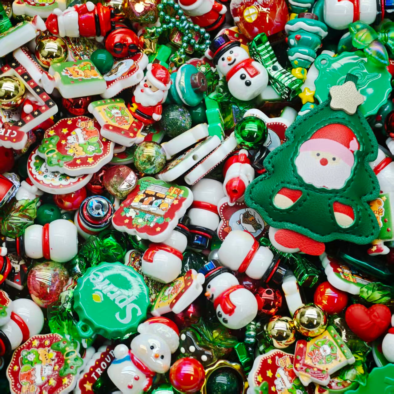 Acrylic Beads - Christmas 3.0 (for beaded pen, keychains, phone chains)