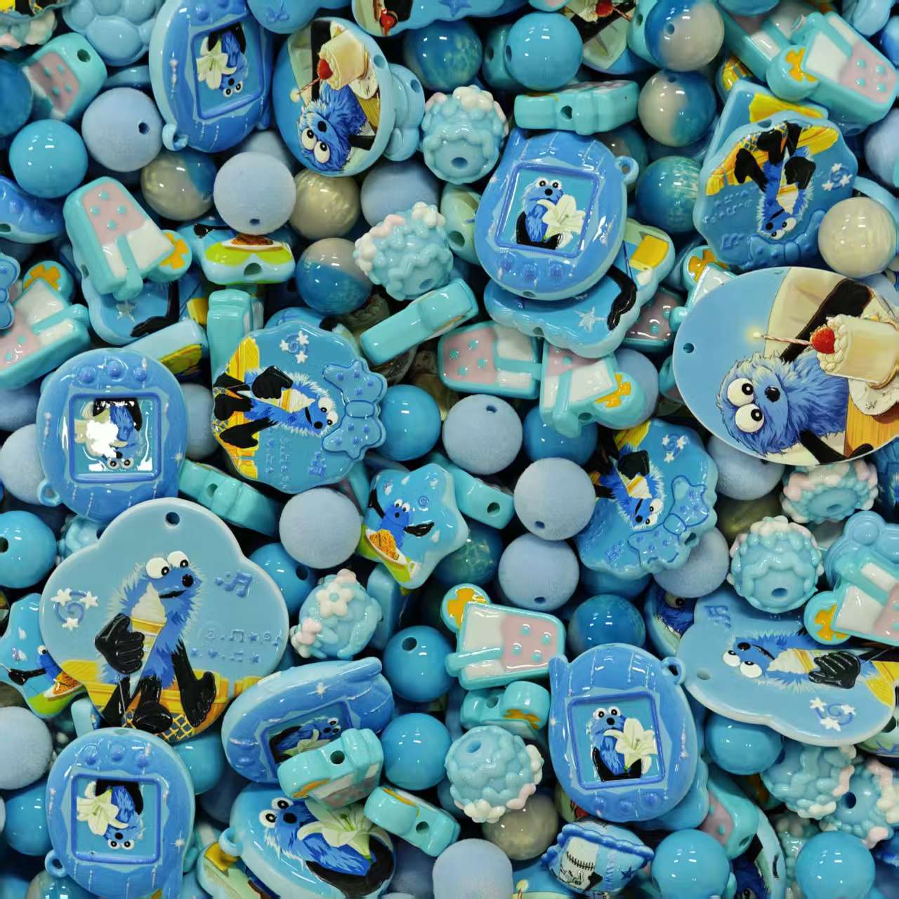 Acrylic Beads - Sunsun (for beaded pen, keychains, phone chains)