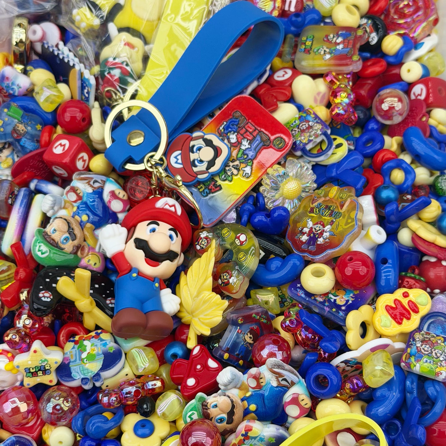 Acrylic Beads -Mario Party (for beaded pen, keychains, phone chains)