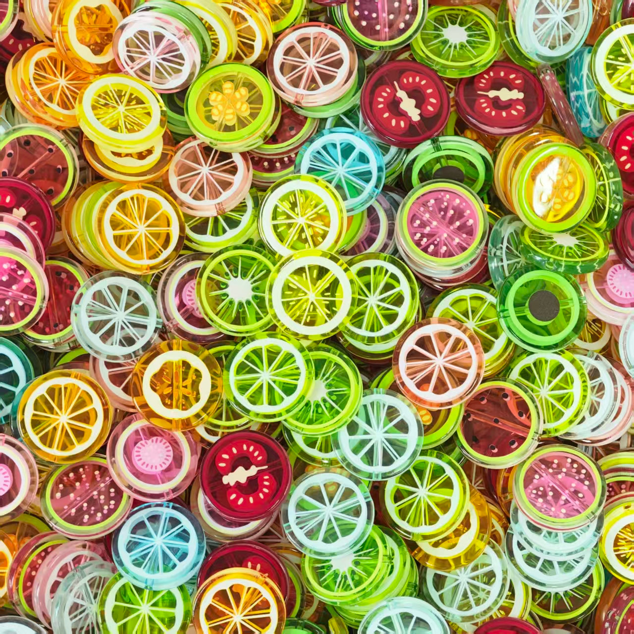 Acrylic Beads - Fruit slices (for beaded pen, keychains, phone chains)