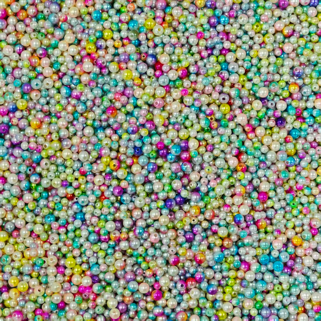 Acrylic Beads - faded pearl (for beaded pen, keychains, phone chains)