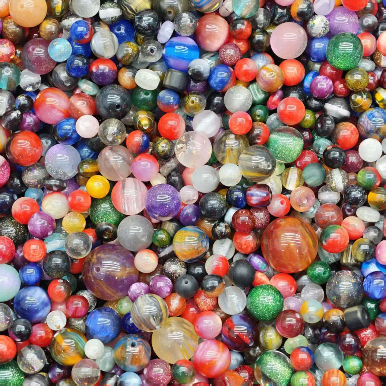 Crazy BOGO! Resin beads - All mix (for beadable pens, keychains, phone chains)