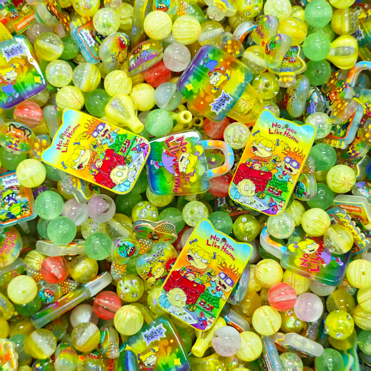 Acrylic Beads -Rugrats (for beadable pens, keychains, phone chains)