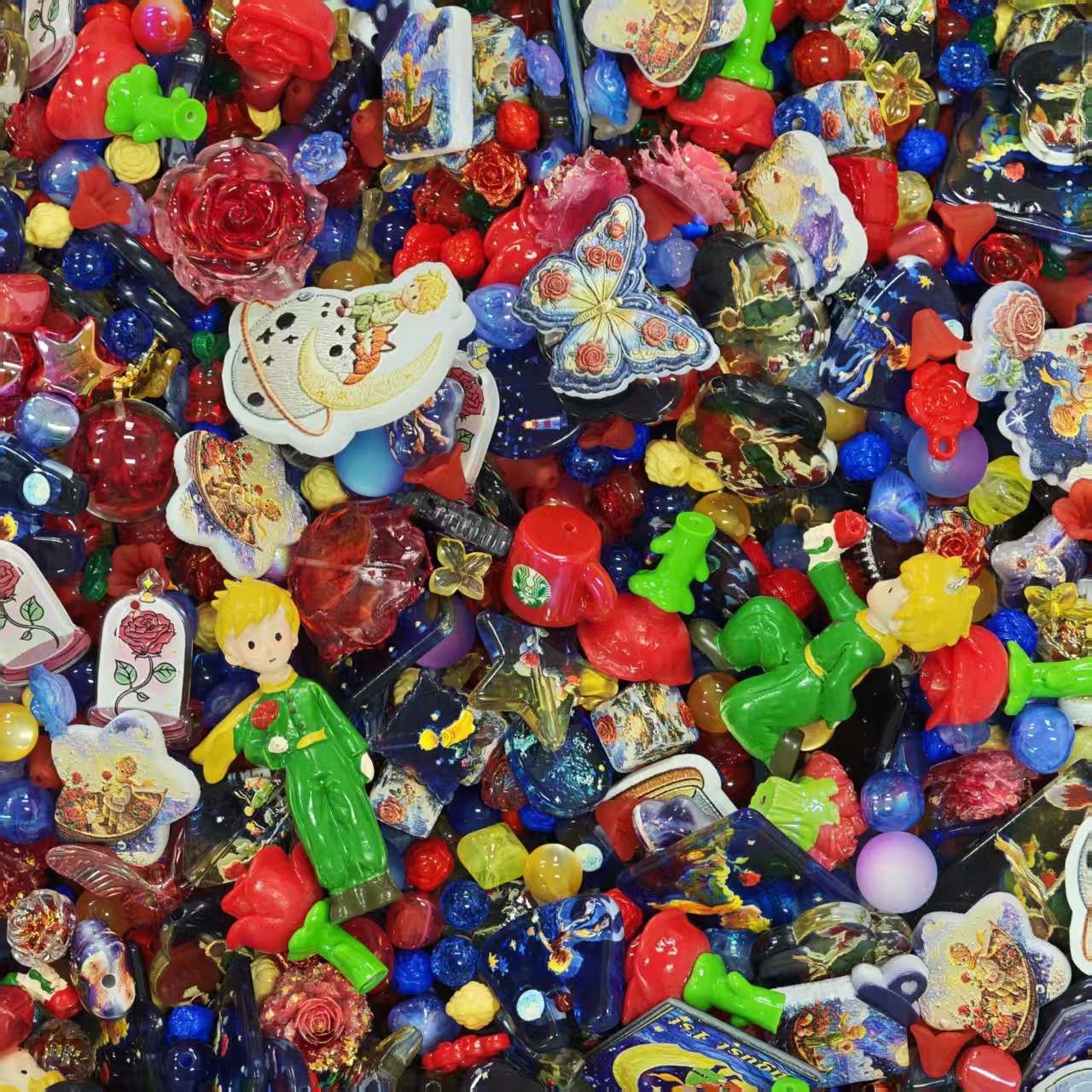 Acrylic Beads - little prince (for beaded pen, keychains, phone chains)