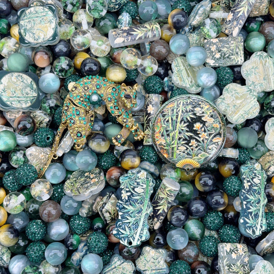 Acrylic Beads -Bamboo(for beaded pen, keychains, phone chains)