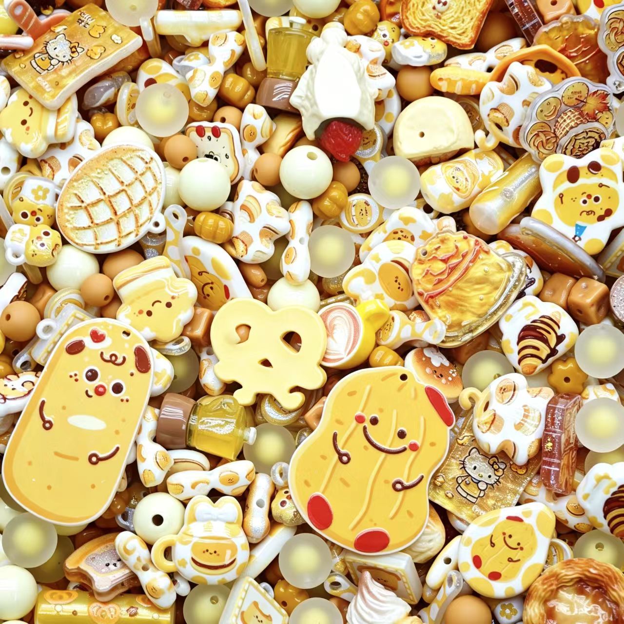 Acrylic Beads - Peanut (for beaded pen, keychains, phone chains)