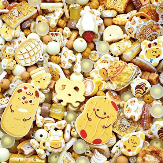Acrylic Beads - Peanut (for beaded pen, keychains, phone chains)