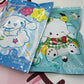 Sanrio blind bag (12 items include :every bag has big notebook,mini notebook, 2 pen + more)