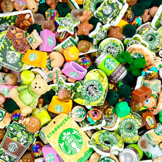 Acrylic Beads -Starbucks (for beadable pens, keychains, phone chains)