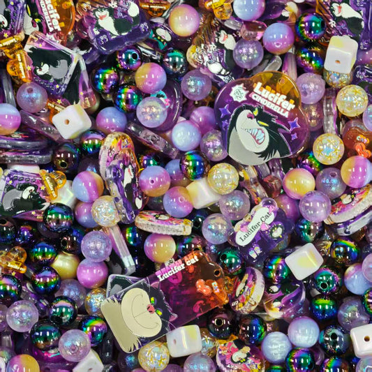 Acrylic Beads - Lucifer (for beaded pen, keychains, phone chains)