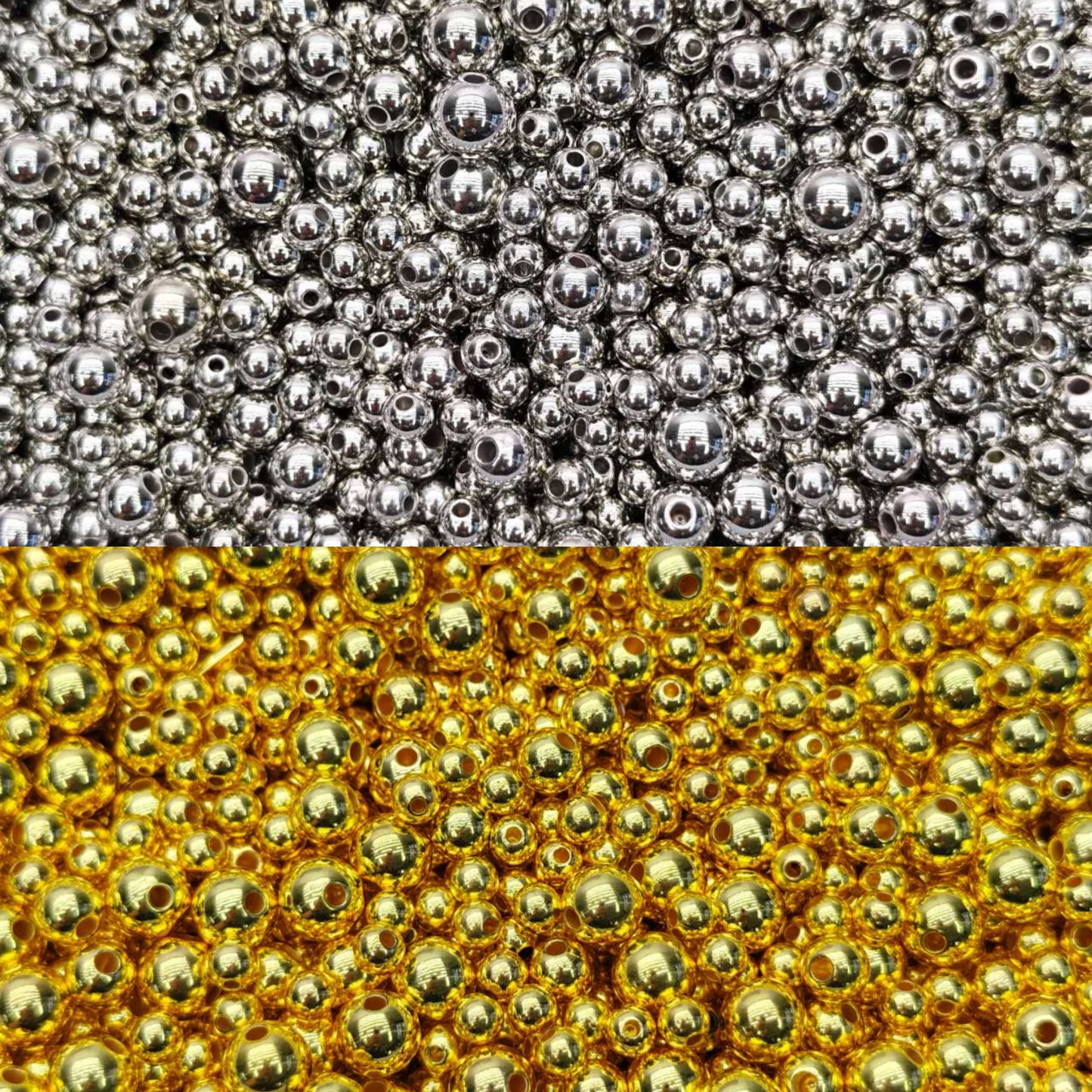 Acrylic beads- Mix size spacer beads (for beadable pens, keychains, phone chains)