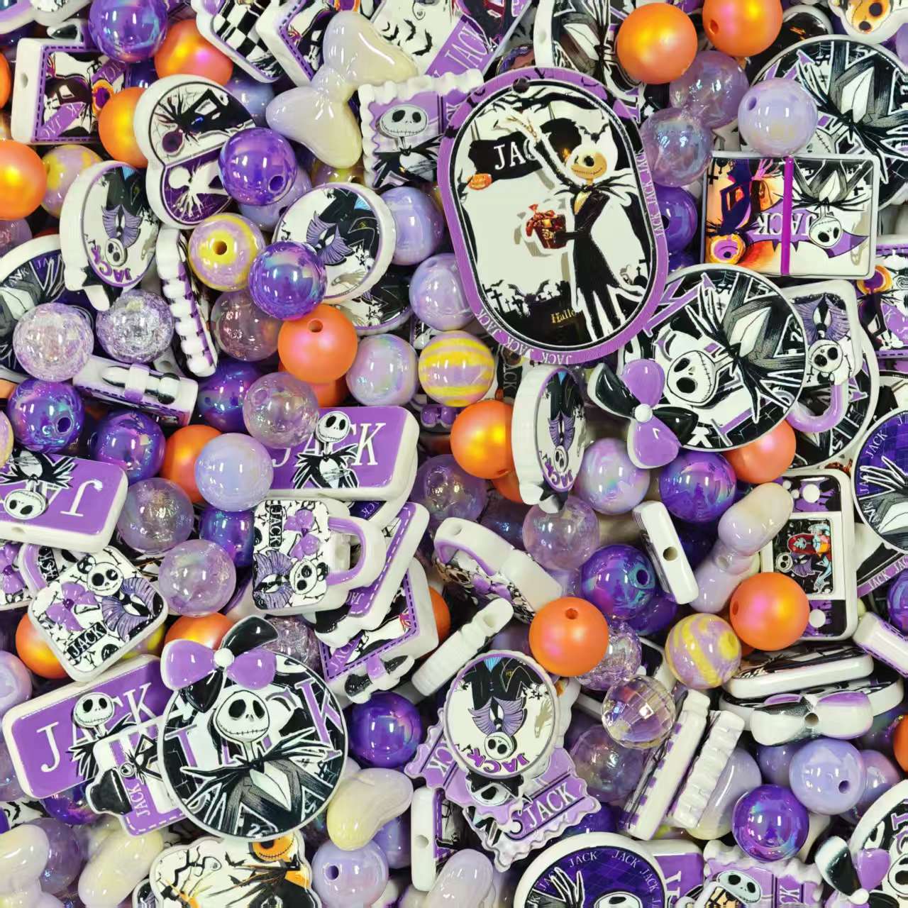 Acrylic Beads - Jack (for beaded pen, keychains, phone chains)