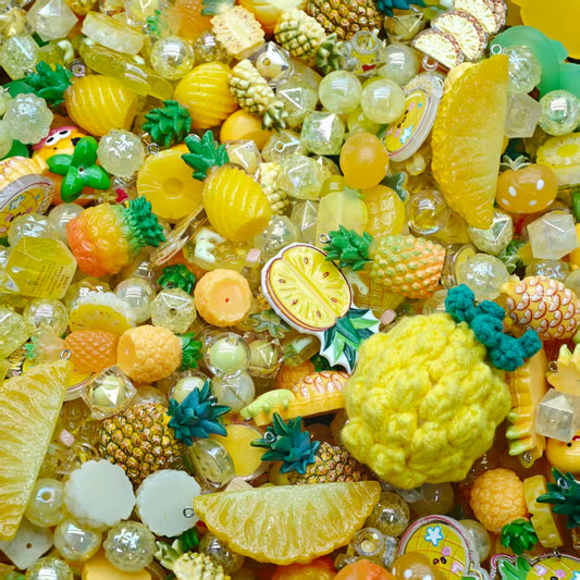 Old friends sale!! Acrylic Beads - Pineapple (for beaded pen, keychains, phone chains)