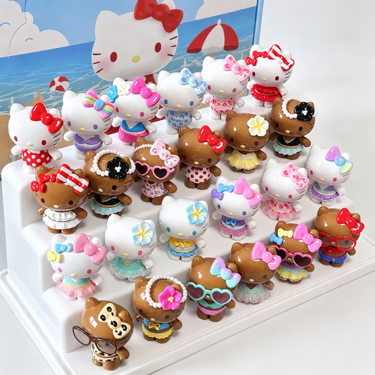 3D Blind box-Hello Kitty swimsuit party( 1 bag have 3/pcs)