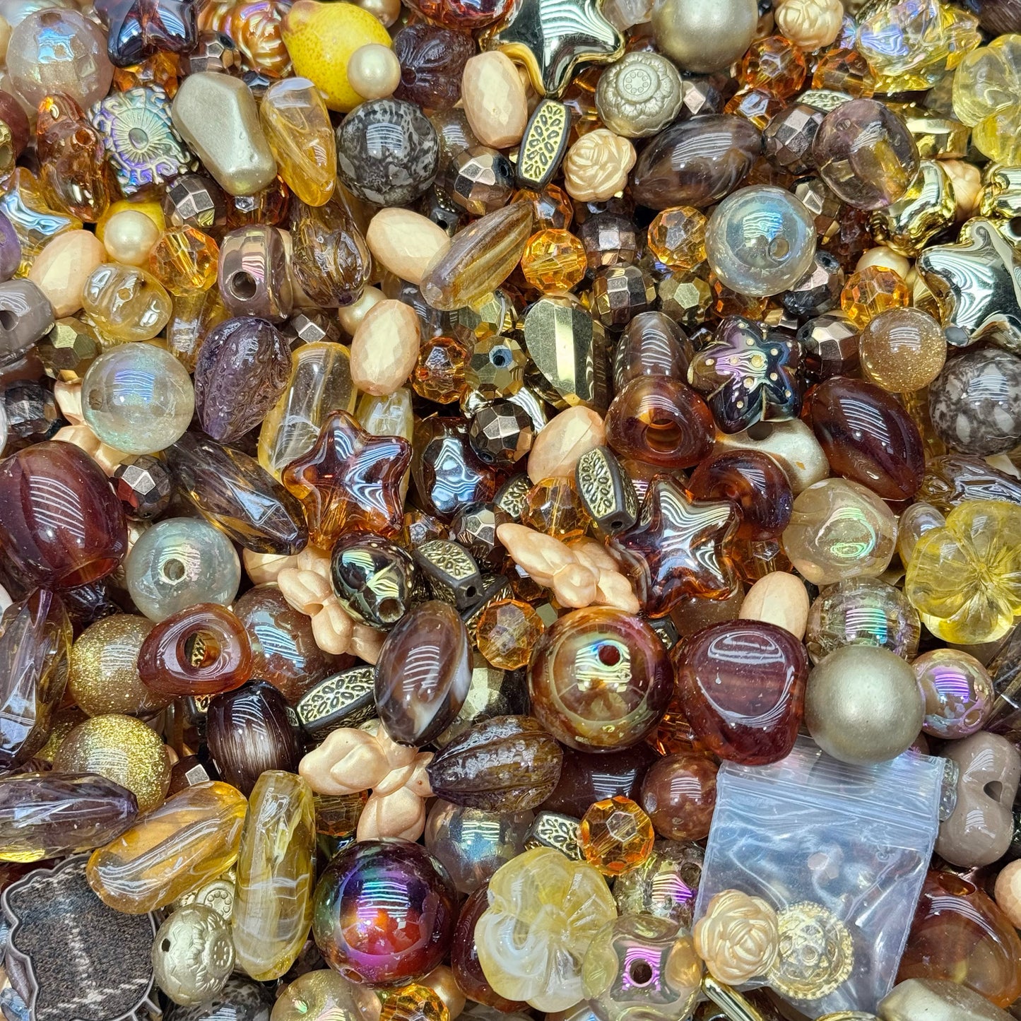 Acrylic beads – Autumn Glow Beads for beadable pens, keychains, phone chains