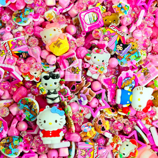 Acrylic Beads -Sexy Sanrio(for beadable pens, keychains, phone chains)