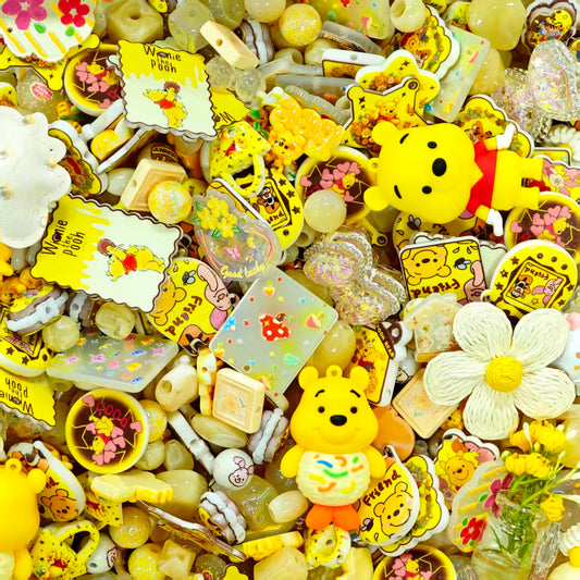 Acrylic Beads -Winnie the Pooh (for beaded pen, keychains, phone chains)