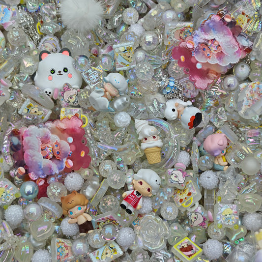 Acrylic beads- Dimoo  （glowing design beads)(for beadable pens, keychains, phone chains)