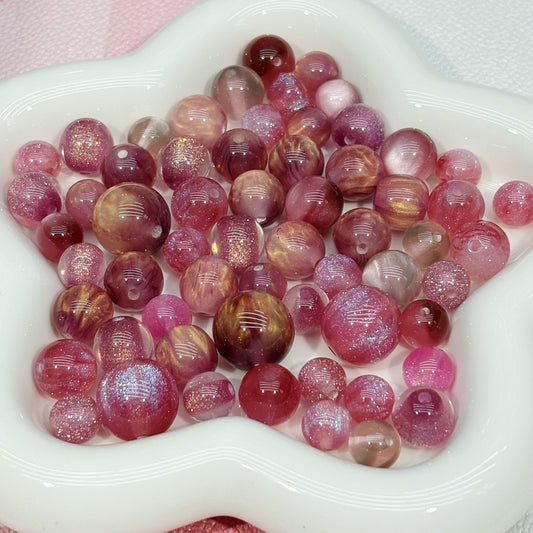 Resin beads-Pinky