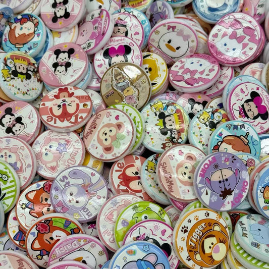 Acrylic beads – Round Disney for beadable pens, keychains, phone chains