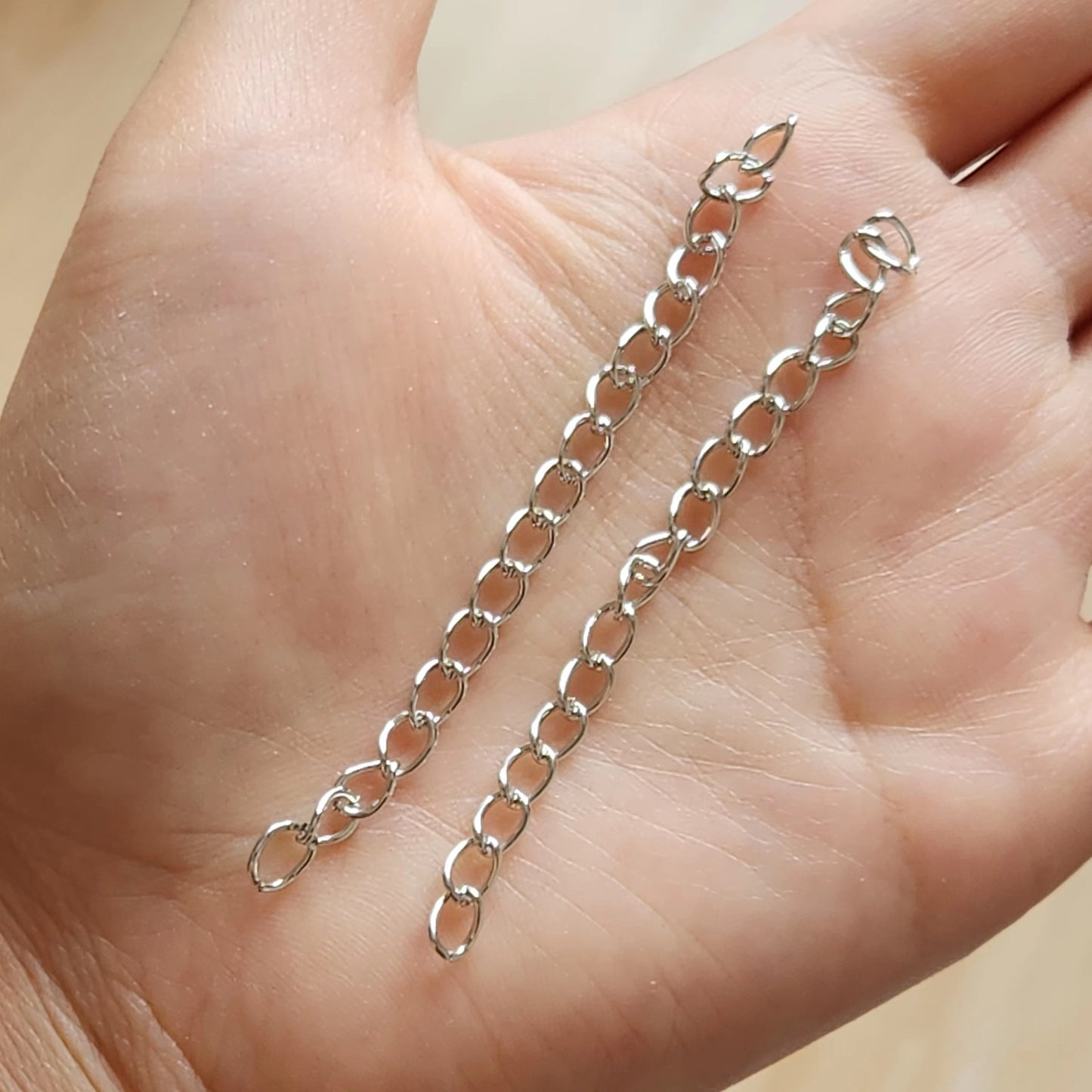 DIY silver color chains