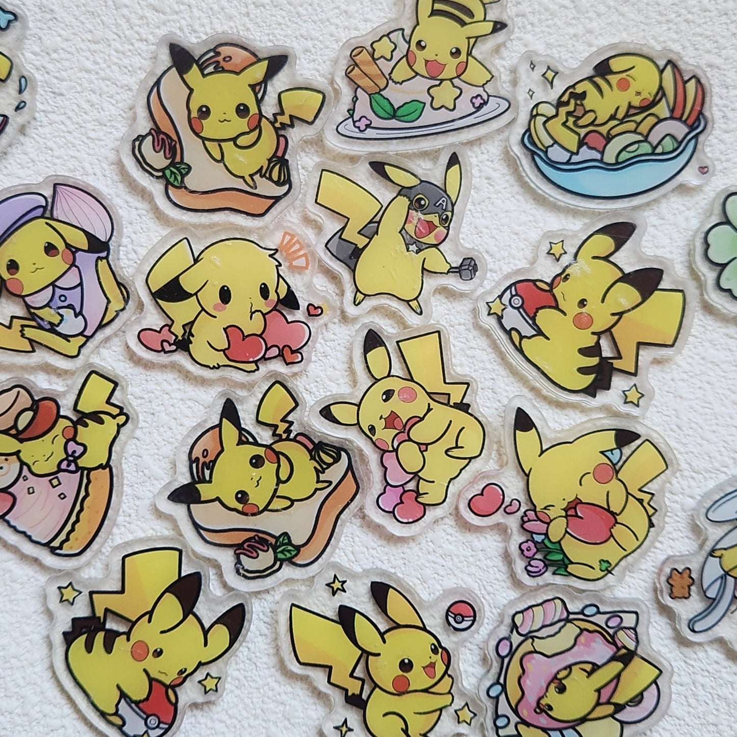 4cm Pikachu acrylic slices