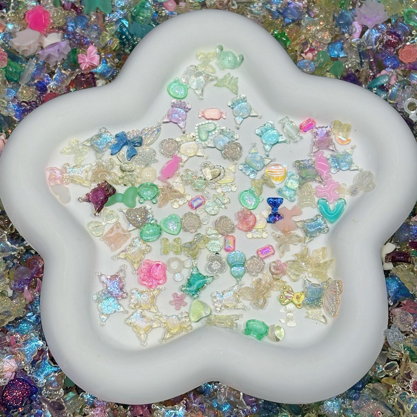 [BIG SALE] Nail charms - glitter random mix