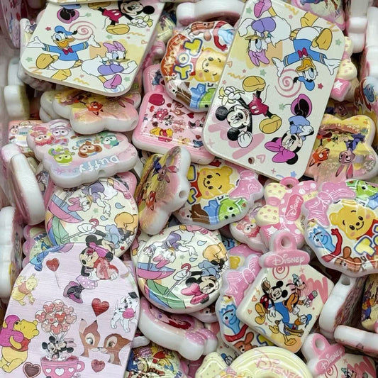 Acrylic beads-Disney mix (for beadable pens, keychains, phone chains)