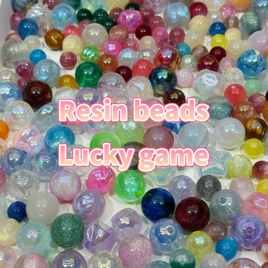 [High quality] Galaxy Resin beads Lucky game