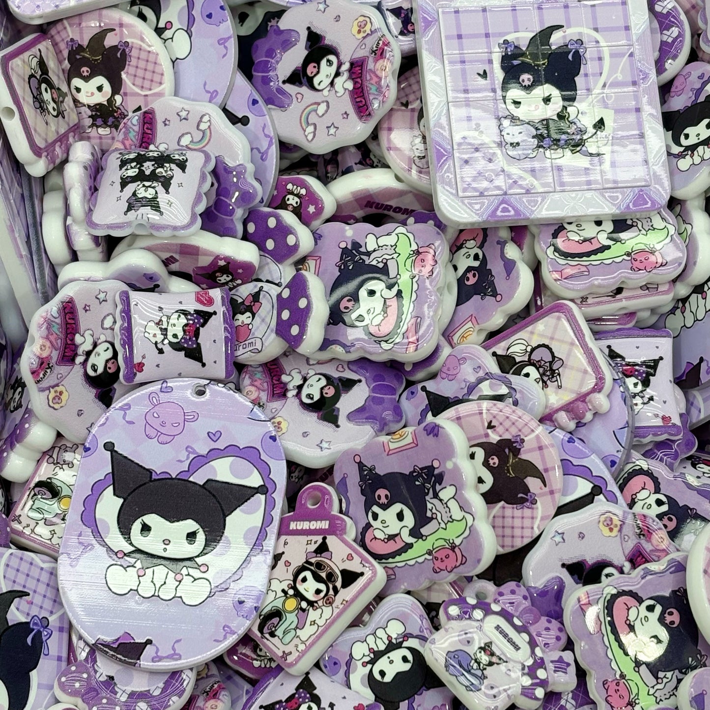 Acrylic beads- KUKU Love (for beadable pens, keychains, phone chains