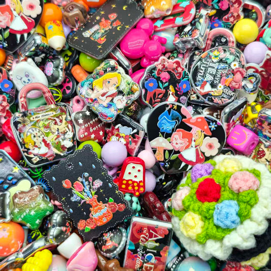 Acrylic Beads -Alice  (for beadable pens, keychains, phone chains)