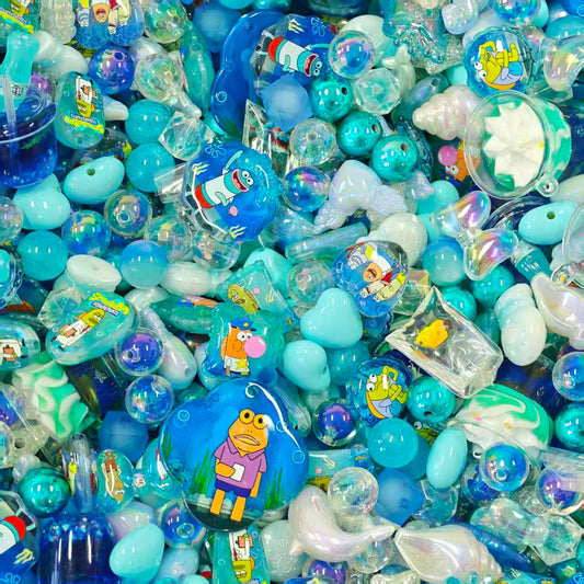 Acrylic beads - Bikini bottom (for beadable pens, keychains, phone chains)