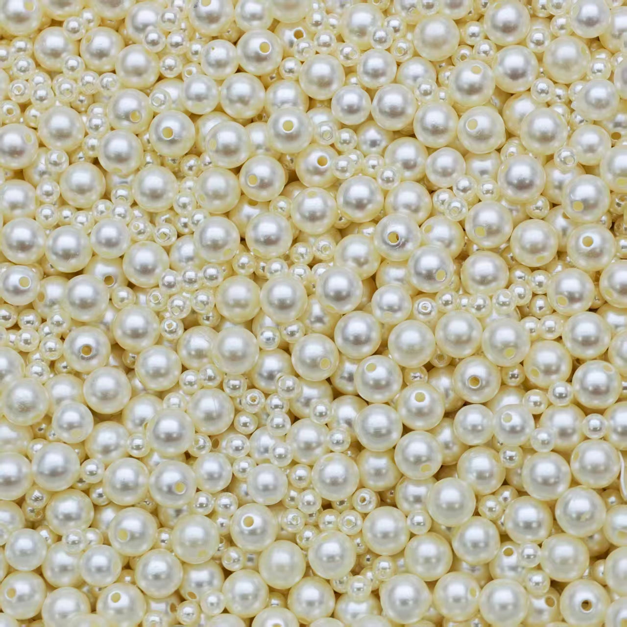 Big sale! $10 400ml !white pearl mix (for beadable pens, keychains, phone chains)