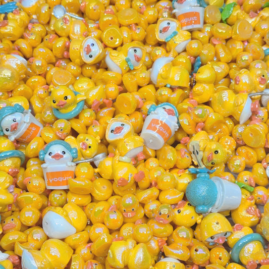 Acrylic beads-Du Du Du Duckyyy  (for beadable pens, keychains, phone chains)